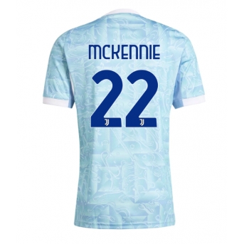 Billige Fotballdrakt Juventus Weston McKennie #22 Replika Bortedrakt 2025-26 Kortermet